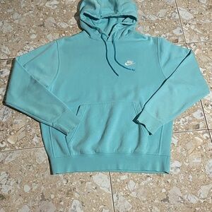 Nike Men’s Teal Crewneck Hoodie Sweatshirt